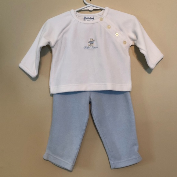 Mixed Other - Ralph Lauren Top and Baby Beginnings Blue Pants👼